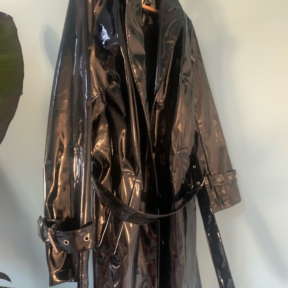 Limited edition Cardi B for Fashion Nova black Trench coat SOLD OUT size MEDIUM - Picture 9 of 16